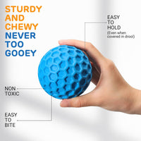 iPettie Summer Floating Dog Ball, Squeaky Water Fetch Toy – Essentials for Dogs - 3.15" x 3.15" - image 3