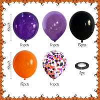 Sage Green Brown Balloons - Purple Black Orange - image 2