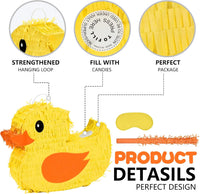 Mushroom Pinatas Bundle with a Blindfold and a Bat - Duck - image 3