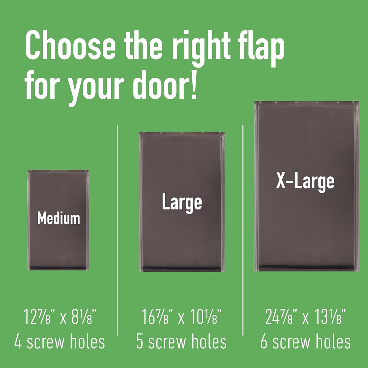 Evergreen Pet Supplies Replacement Dog Door Flap Compatible - Large - image 2