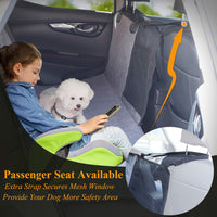 VIVAGLORY Dog Seat Cover Dog Hammock, Standard - Standard (width 52") / Heather Black - image 4