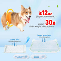 Dog Diaper Liners 100ct Super Absorption Disposable Dog Diaper - Large / 100 - image 2