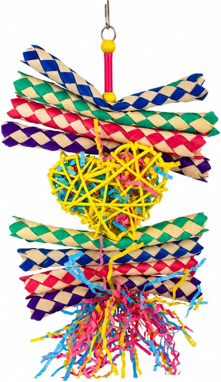 Bonka Bird Toys 1730 Foraging Valentine Heart Bird Toy for Medium - Foraging Heart / 1