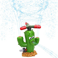 HeySplash kids whale sprinkler toy with 6 colorful wiggle tubes for a garden hose - view 4
