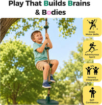 DECORLIFE Tree Swing for Kids - Green - image 3