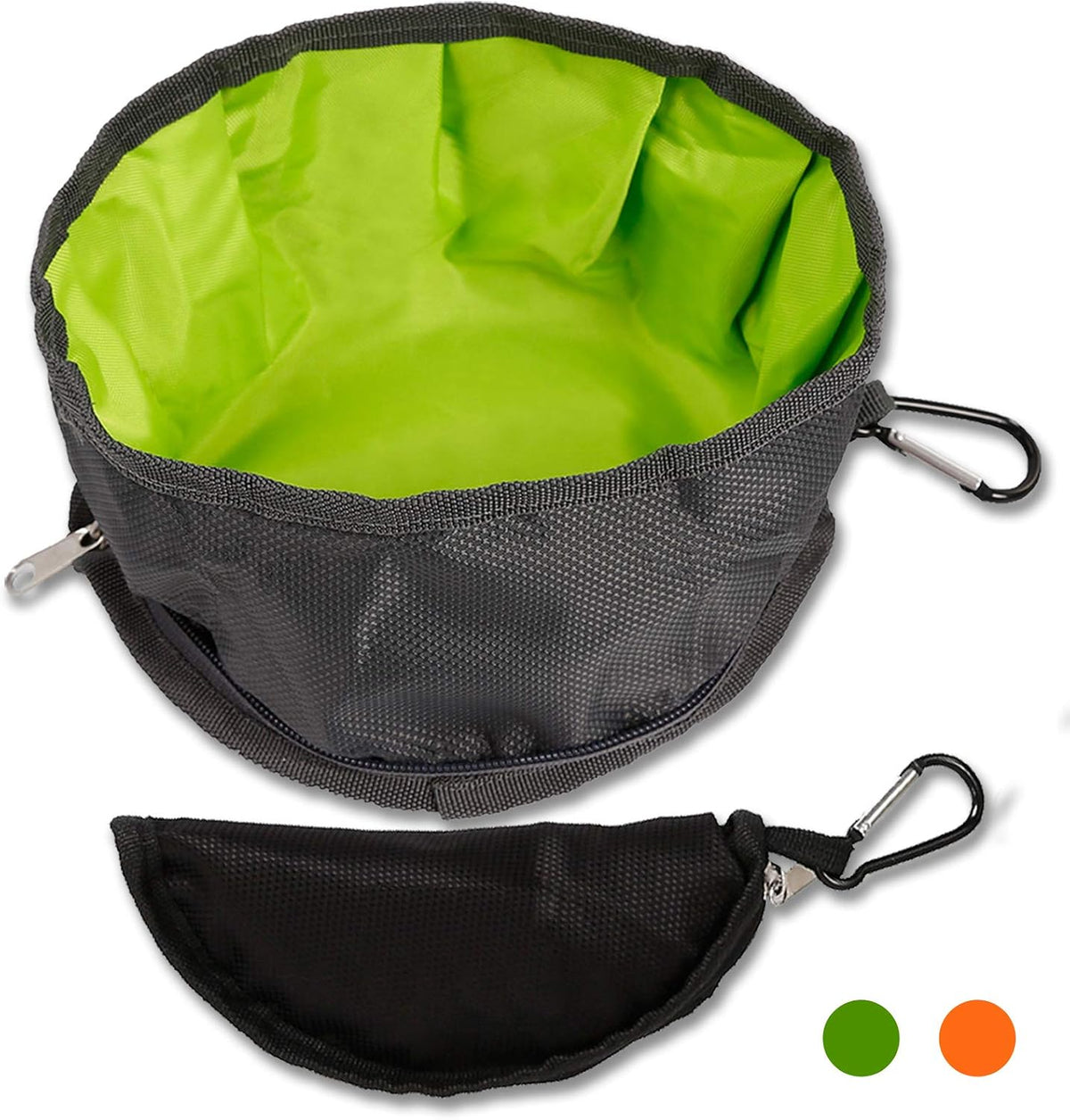 2 Pcs Collapsible Dog Bowls for Travel, Foldable
