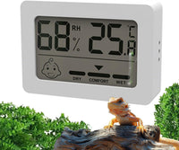 Reptile Thermometer and Hygrometer - KD40-White / 1Pack