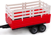 Toyland Friction Powered Farm Tractor with Trailer - Red Tractor & Trailer - image 3