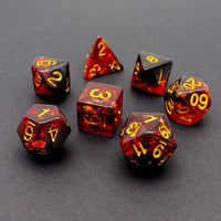 Haxtec Light Green DND Dice Set - Red Black - image 4