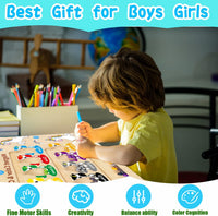 Dinosaur Toys, Magnetic Color and Number Maze - Kids Edition - image 2