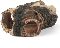 IBWell Aquarium Wood Fish Tank Decorations，Resin Fake Logs Terrarium - 5.3"*2.0"*8.9"