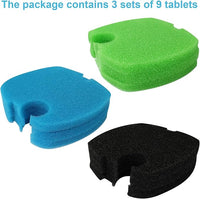 Aquarium Canister Filter Pads Sponges (9 pcs) Replacement for SUNSUN HW-304B/404B/704B/3000 CF500 Filter Pads Bio Sponges