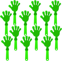 ZCYSRLQIN 12 pack hot pink plastic hand clappers noisemakers, 7.5 inch - view 5