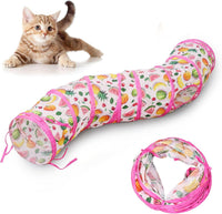 Andiker Cat Tunnel for Indoor Cats - S Pink