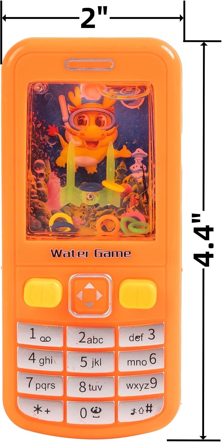 Desyeryamimi 12 pack 90s cell phone style water ring toss handheld games - view 6