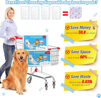 Dog Diaper Liners for Dog Diapers Male and Female 100ct Super - Large (150 Count) - image 2