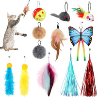 QUOZUO Cat Toys Replacement Cat Toy Wand Refills