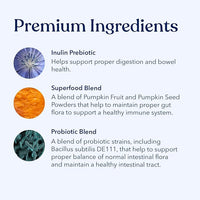 Honest Paws Probiotics for Dogs - Dog Digestion Gut Health Probiotic Powder with Prebiotic Made in The USA, Digestive and Immune Support - Digestive Enzymes with Pumpkin Flavor (30 Sticks)