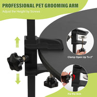Dog Grooming Arm 35" with Hammock - Black - image 4