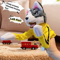 KYWYOYOU Kung Fu Husky dog hand puppet with punching arms - view 2