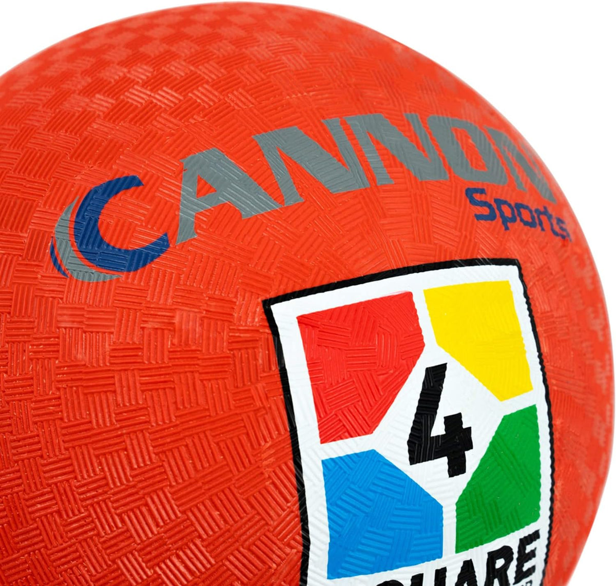 Cannon Sports 8.5 inch rubber playground ball with textured grip for kickball and four square - view 5