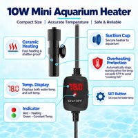 Thumb-Sized 15W Super Mini Aquarium Heater with Digital Display - For Aquariums ≤ 1 Gal - image 4