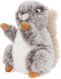 DODODOLA Dog Toys Plush Squirrel Stuffed Animals Chew Toy Soft Squeaky Gift for Small Medium Big Large Dogs Pet