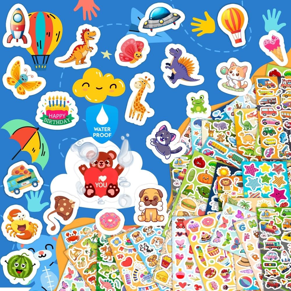 48 Sheets Stickers for Kids - 48 stickers for kids - image 2