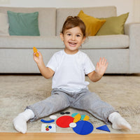 LiKee Wooden Shape Puzzle, 36 Blocks& 1 Booklet - 60 cards / 36 - image 3