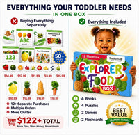TOYVENTIVE learning toys set for 2 year olds with books, puzzles and matching games - view 19