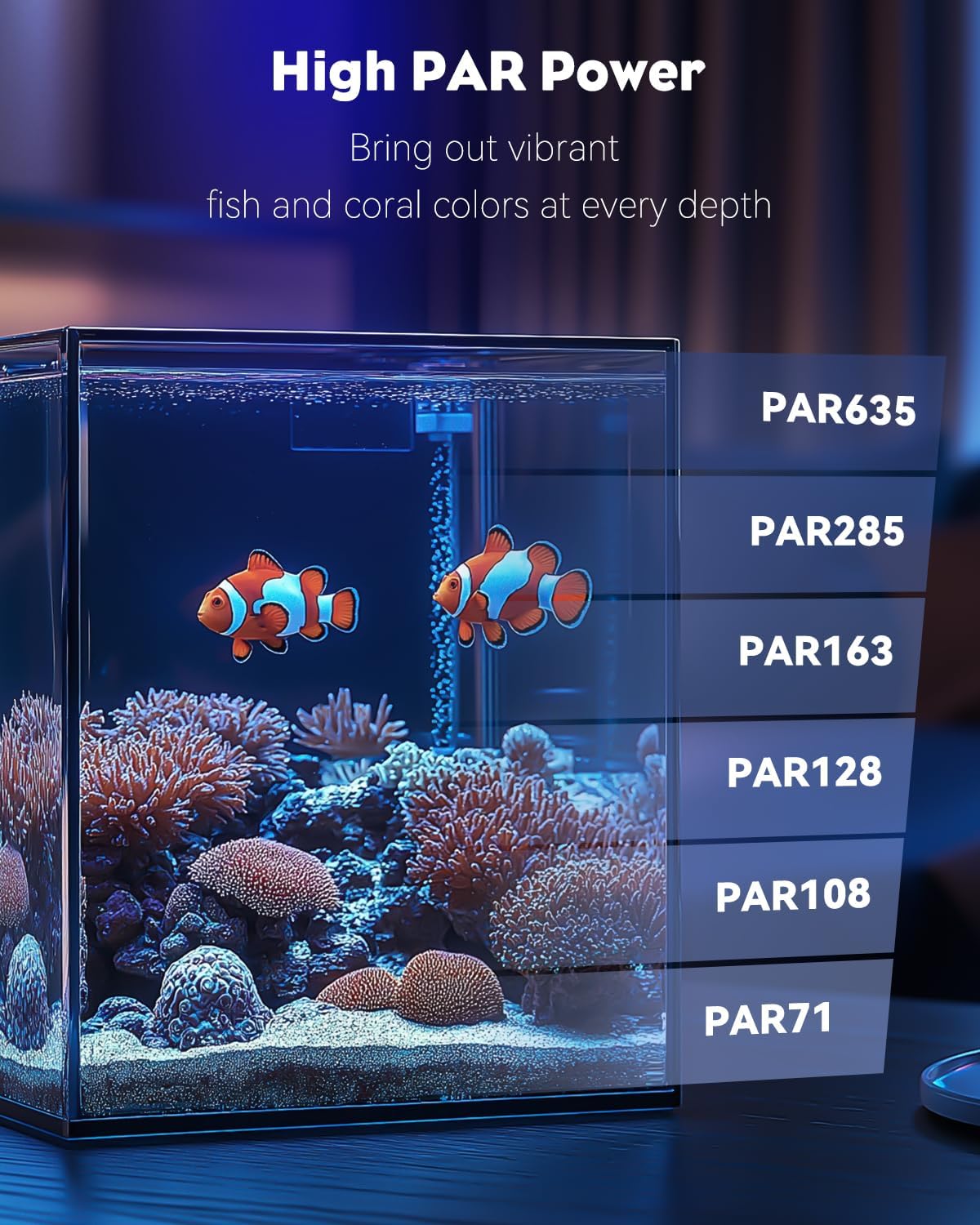 Pawfly 6 W LED Aquarium Light for 1 to 5 Gallon Fish Tanks Clip On - For 1 to 10 Gallon Fish Tank - image 4