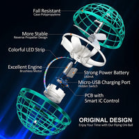 AMERFIST Flying Orb Ball Toy - Light Blue - image 2