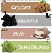 SQEQE Weighted Stuffed Animals Capybara Plush - Sloth / Small(9.8 Inch) - image 2