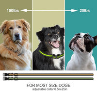 Electric Dog Training Collar with Remote 1640FT, E-Shock, Safe Training Modes, Rechargeable IP67 Waterproof Collars for 2 Dogs
