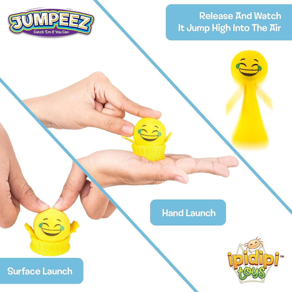 IPIDIPI TOYS Jumpeez Rocket Poppers - Smiley - Classic - image 2