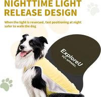 Dog Cooling Vest with Soft Stretchy Sun Protection, XL - Large (44-55lbs) / Melon Green+Soft Yellow - image 2