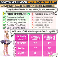 Skitch kids protective gear set with knee pads, elbow pads, wrist guards and bag - view 9