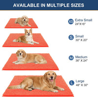 OLANLY Dog Door Mat for Muddy Paws 30x20 - 59" X 20" / Coral - image 2