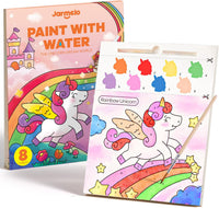 Jar Melo Paint with Water Books for Toddlers, Animals – Fun for Kids & Family - Unicorns