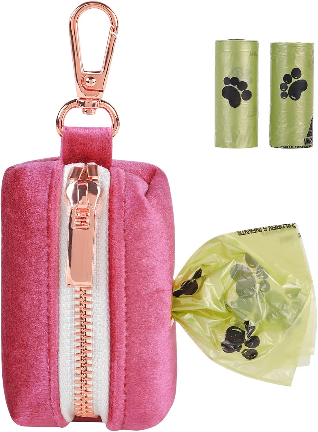 ARING PET Dog Waste Bag Dispenser - 1 Count (Pack of 1) / A:Rose red