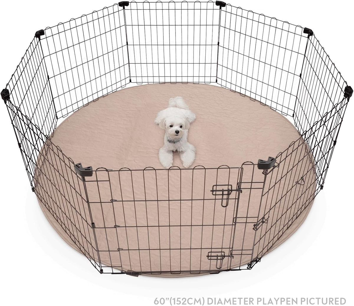Paw Inspired Round Washable Pee Pads for Dogs - 60" (1 pack) - image 4