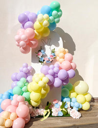 Pastel Rainbow Balloons Arch Garland Kit for Pastel Party Decor – Fun for Kids & Family - Macaron - image 2