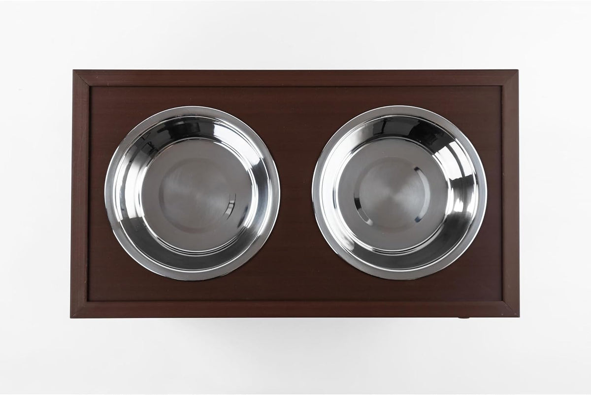 New Age Pet Piedmont Elevated Dog Feeder - Brown - image 4
