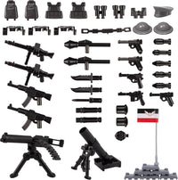 Himirich U.S. WW2 military weapons pack for mini figures in black ABS plastic - view 4