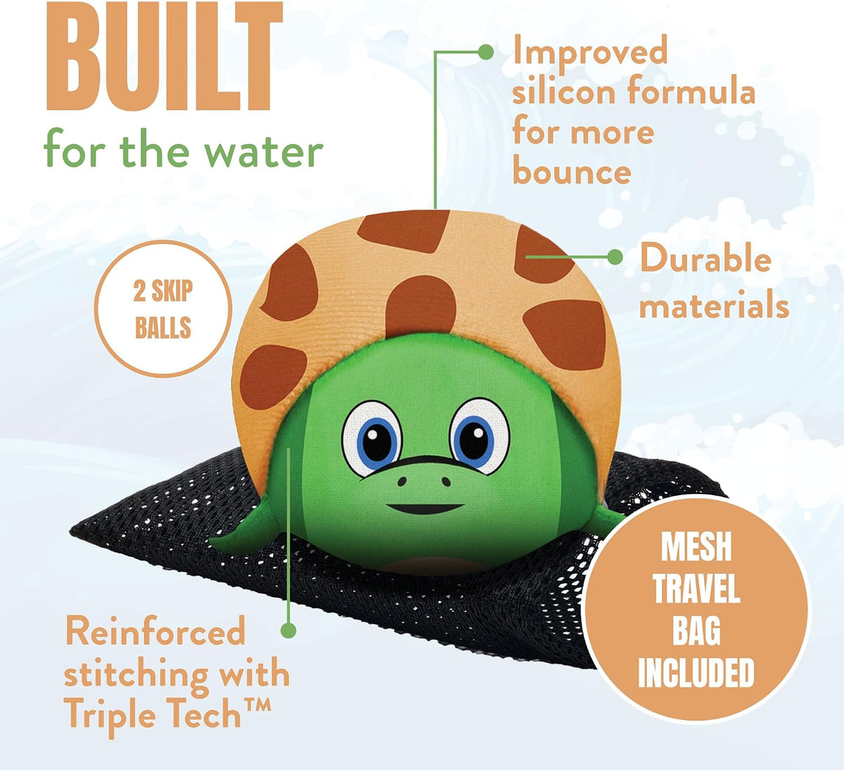 Activ Life The Ultimate Water Skip Balls - 2.2" / Turtles - image 4