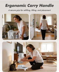 Automatic Dog Water Bowl Dispenser with Patented Faucet - 6L with Handle - image 4