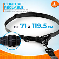 Active Pack Hands Free 2 Dogs Leash Medium & Large - Gray / 1 dog M/L - image 4