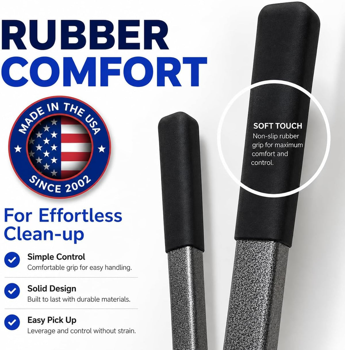 ActiveDogs Dog Pooper Scooper - Powder Coated Teeth - image 3