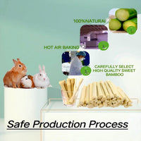 300g Sweet Bamboo Chew Toy for Small Animals, Bunny Chew Sticks - 11 Ounce (Pack of 1) - image 4