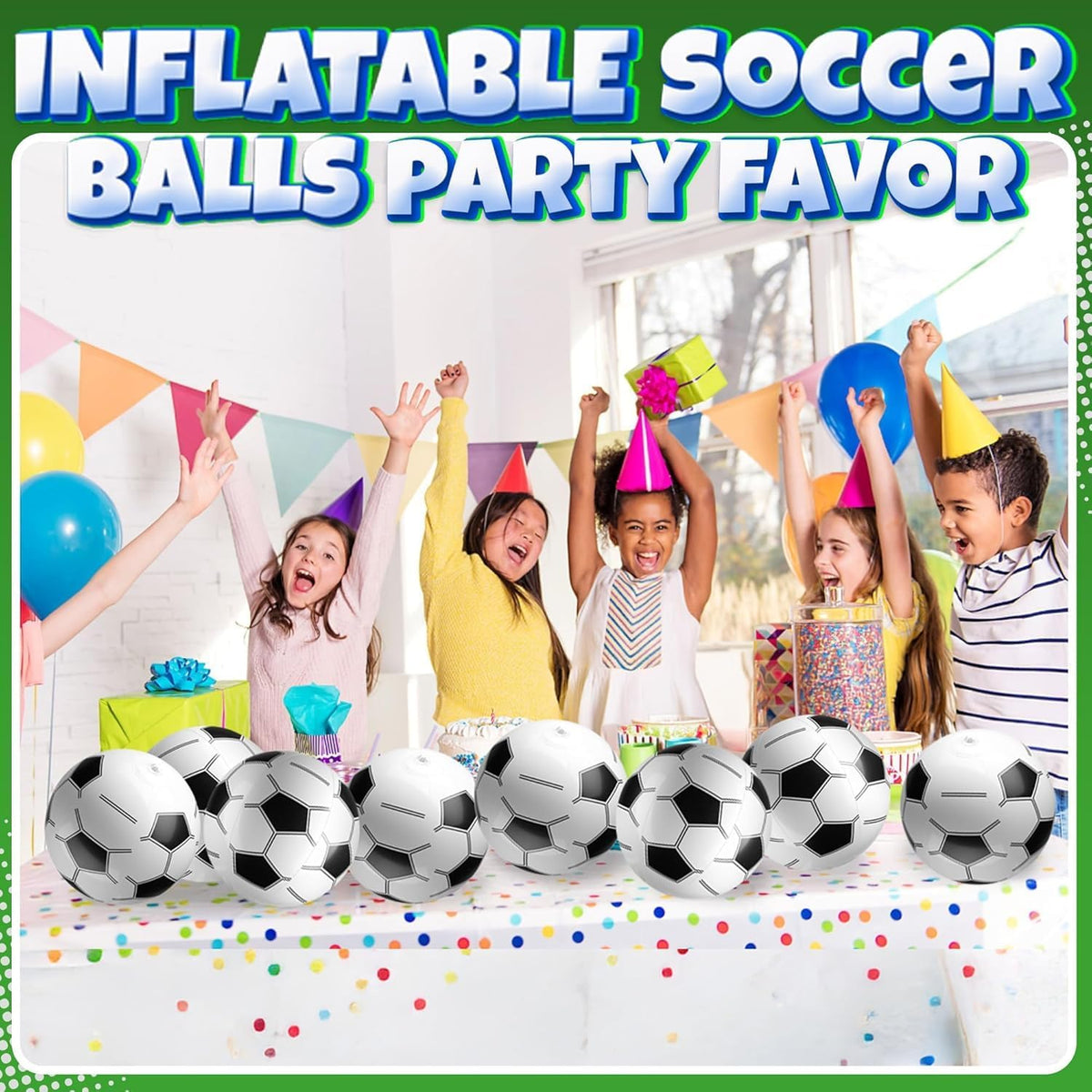 12-Pack Inflatable Soccer Balls 16-inch - Soccer Balls / 12 - image 4